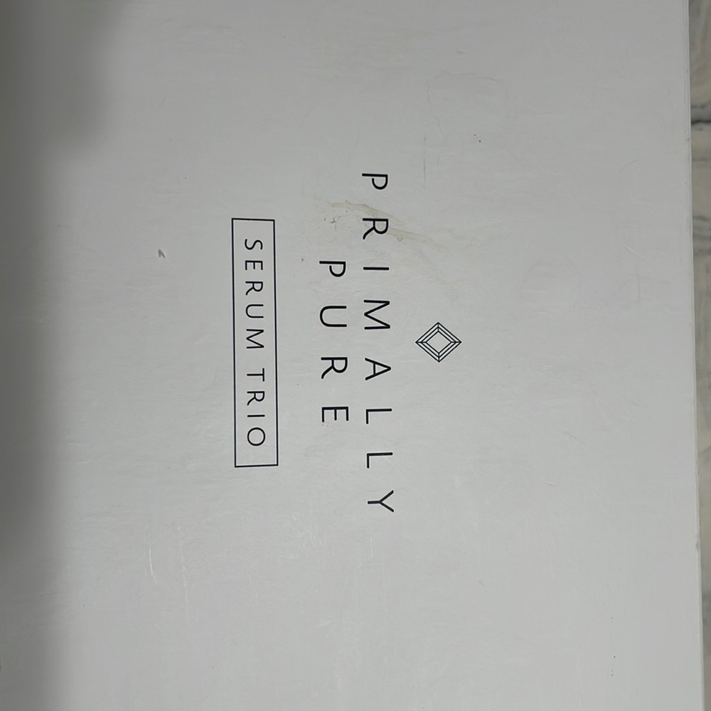 Primally pure serum trio.